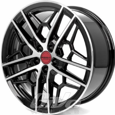 Borbet GTY Black with polished face