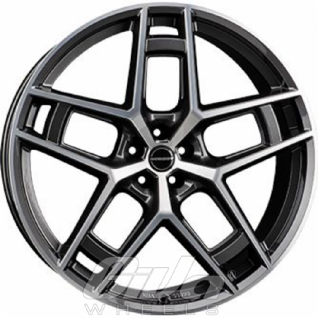 Borbet TF Graphite with polished face