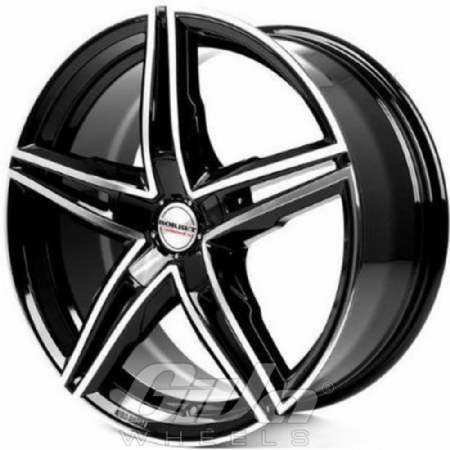 Borbet XRS Black with polished face