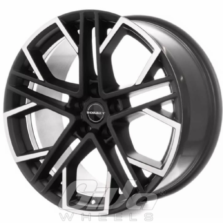 Borbet XV Matt black with polished face