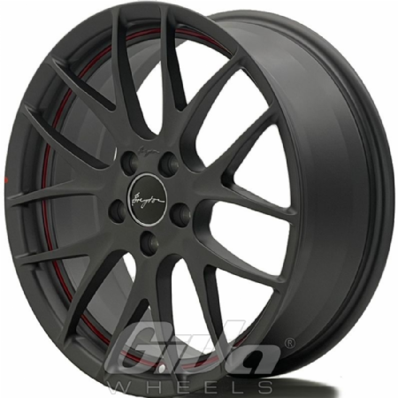 Breyton Race GTS-R Matt gunmetal with red undercut