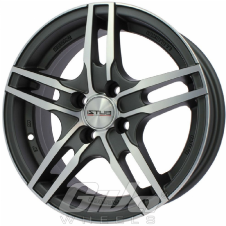 Butzi Atria Anthracite with polished face