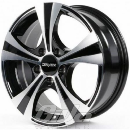 Carmani CA11 Rush Black with polished face