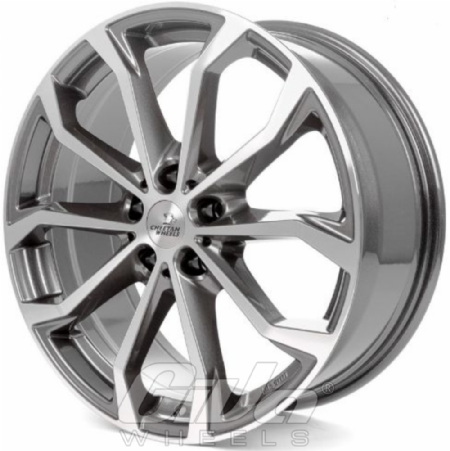 Cheetah Wheels CV04 Anthracite with polished face