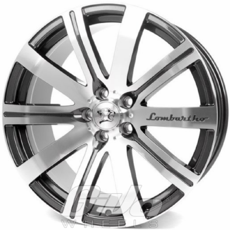 Cheetah Wheels Lombartho LX Gunmetal with polished face