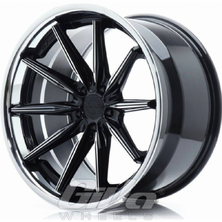 Concaver Wheels CVR8 (Flow Forged) Black with polished face and lip