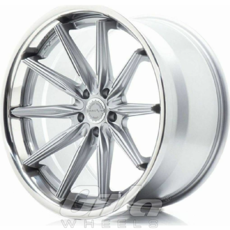 Concaver Wheels CVR8 (Flow Forged) Titanium with brushed face and polished lip