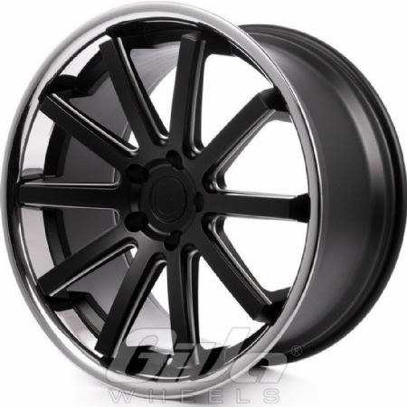 CorSpeed Deville incl spacers Matt black with milled accents and steel lip