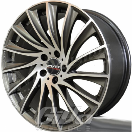 CVR Wheels CVR6 Grey with polished face