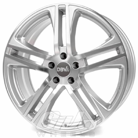 DBV Mauritius Metallic silver with polished face