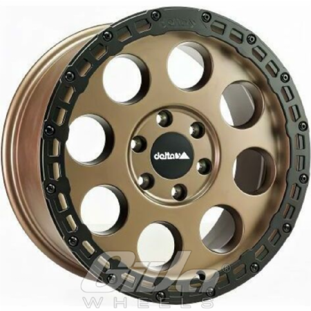 Delta 4x4 Klassik B Rugged Matt bronze with black lip