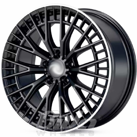 Devoted Wheels Alumi Matt black with polished lip