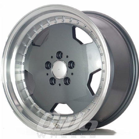 Devoted Wheels AMC80s Aero III Grey with polished lip