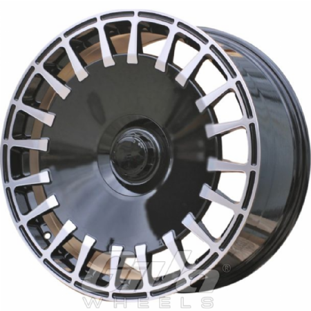 Devoted Wheels Diamond Black with polished face