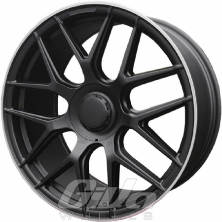 Devoted Wheels Forsa Matt black with polished lip