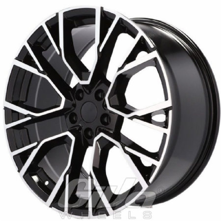Devoted Wheels Lucky Black with polished face