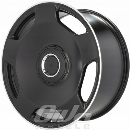 Devoted Wheels Luxo Matt black with polished lip