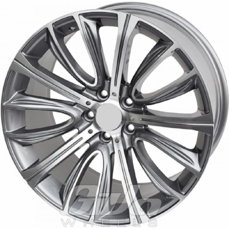 Devoted Wheels Proto Anthracite with polished face