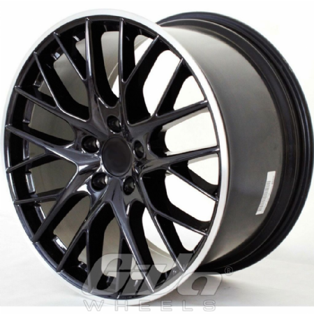 Devoted Wheels Zuffenhausen Black with polished lip