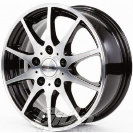 Dezent TI Black with polished face