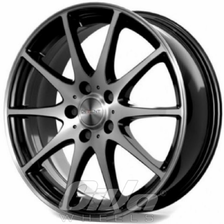 Dezent V Black with polished face