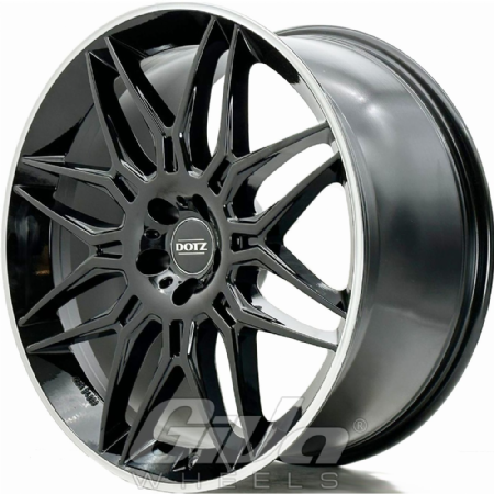 Dotz LongBeach Black with polished lip