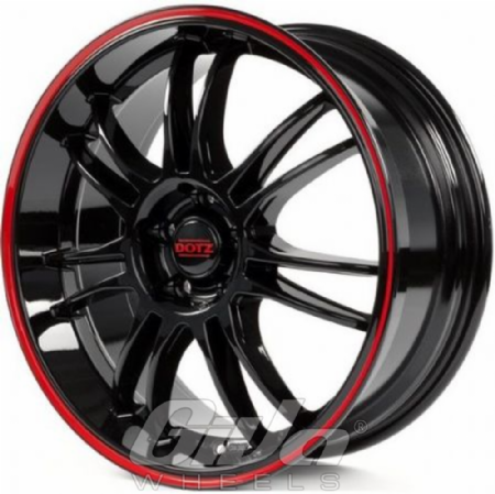 Dotz Shift Black with red line