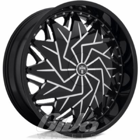 DUB Dazr Black with milled accents