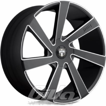 DUB Directa Matt black with milled accents