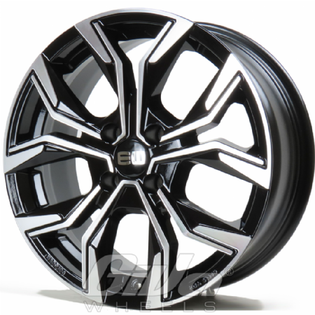 Elit Wheels EJ12 Vigor Black with polished face