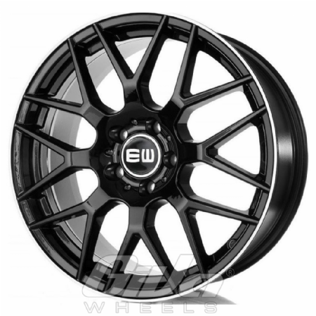 Elit Wheels EJ32 Elegance-R Black with polished lip