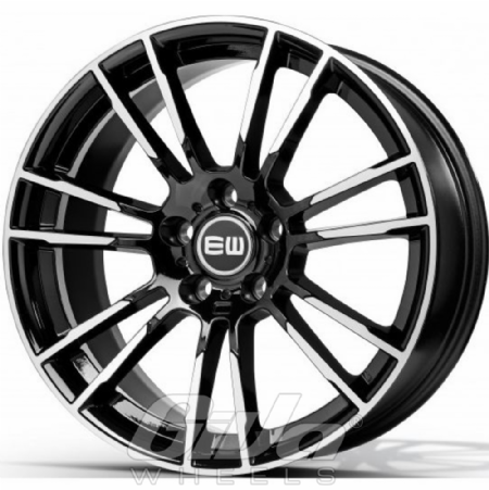 Elit Wheels EW01 Stargaze Black with polished face