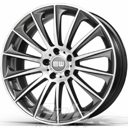 Elit Wheels EW02 Wild beauty Palladium with polished face