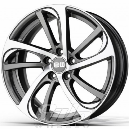 Elit Wheels EW03 Storm Palladium with polished face