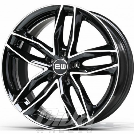 Elit Wheels EW04 Must Black with polished face