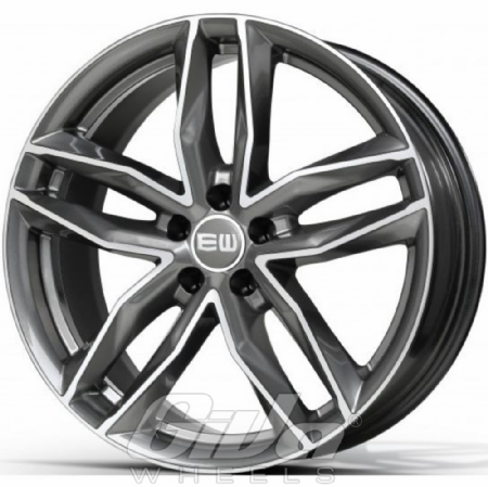 Elit Wheels EW04 Must Palladium with polished face