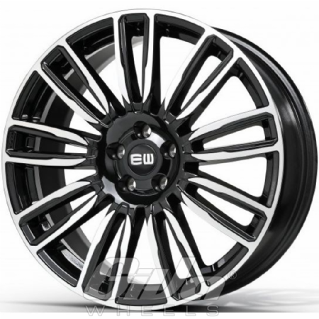 Elit Wheels EW06 Mirage Black with polished face