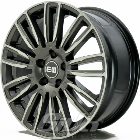 Elit Wheels EW06 Mirage Palladium with polished face