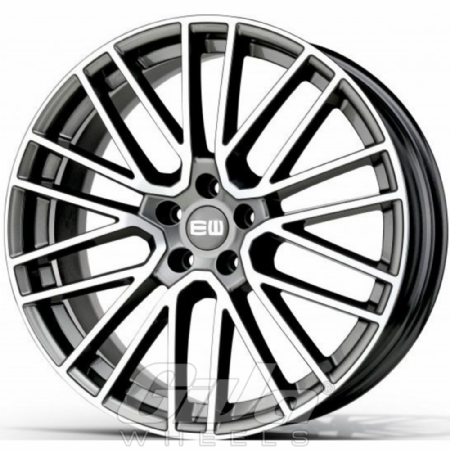 Elit Wheels EW08 Titanium Palladium with polished face