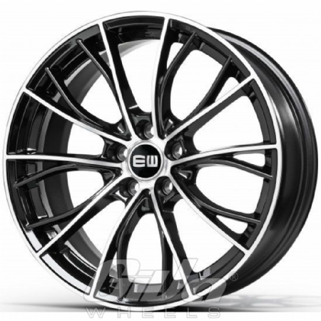 Elit Wheels EW10 Light Black with polished face