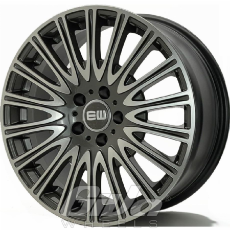 Elit Wheels EW13 Turbine Palladium with polished face