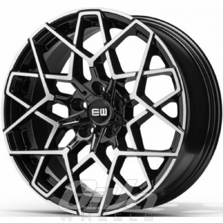 Elit Wheels EW14 Performance Black with polished face