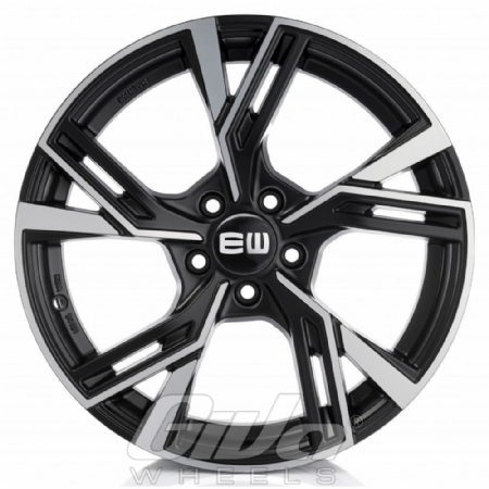 Elit Wheels EW16 Thoth Matt black with polished face