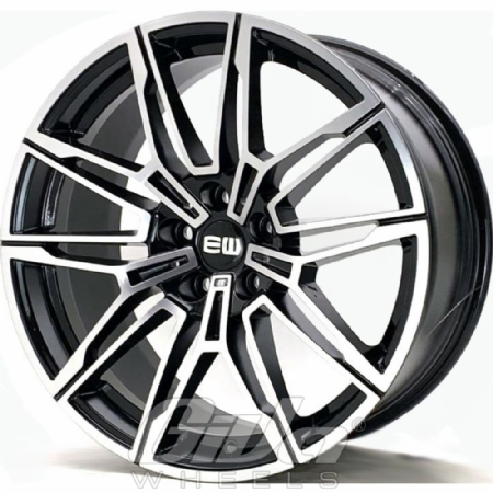 Elit Wheels EW18 Aquila Black with polished face