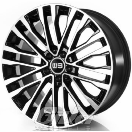 Elit Wheels EW19 Sirius Black with polished face