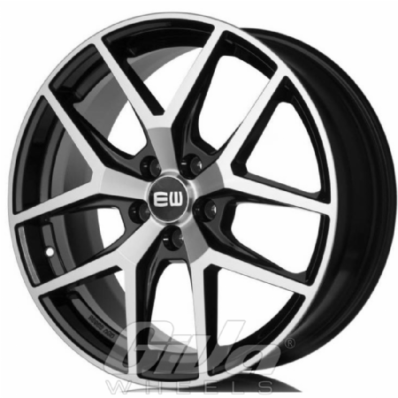 Elit Wheels EW26 Pentagon Black with polished face