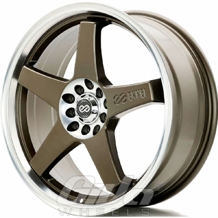 Enkei EV5 Bronze with polished lip