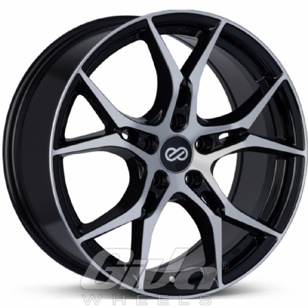 Enkei Vulcan Black with polished face