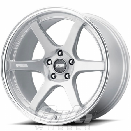 ESR Wheels AP6 Hyper silver with polished lip