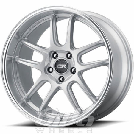 ESR Wheels AP8 Hyper silver with polished lip